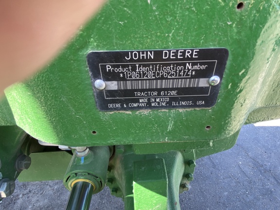 2022 John Deere 6120E Cab Tractor