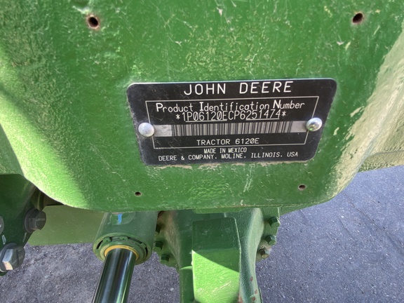 2022 John Deere 6120E Cab Tractor