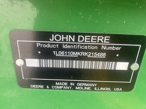 2024 John Deere 6110M Tractor