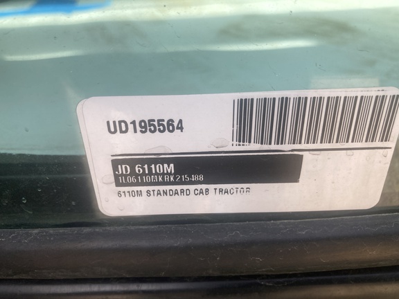 2024 John Deere 6110M Tractor