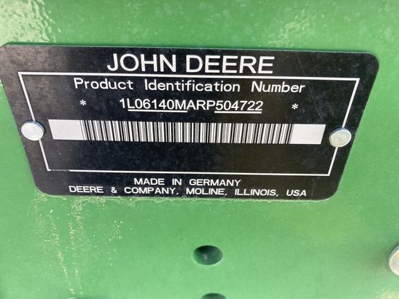 2025 John Deere 6140M Tractor
