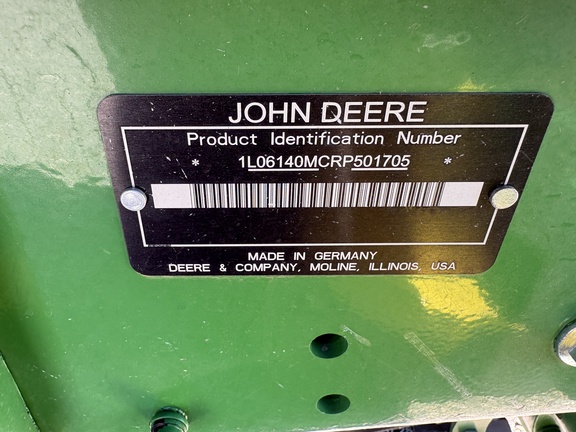 2025 John Deere 6140M Tractor
