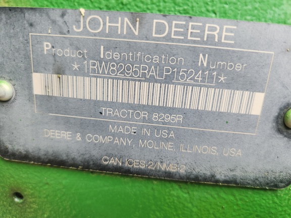 2020 John Deere 8295R Tractor