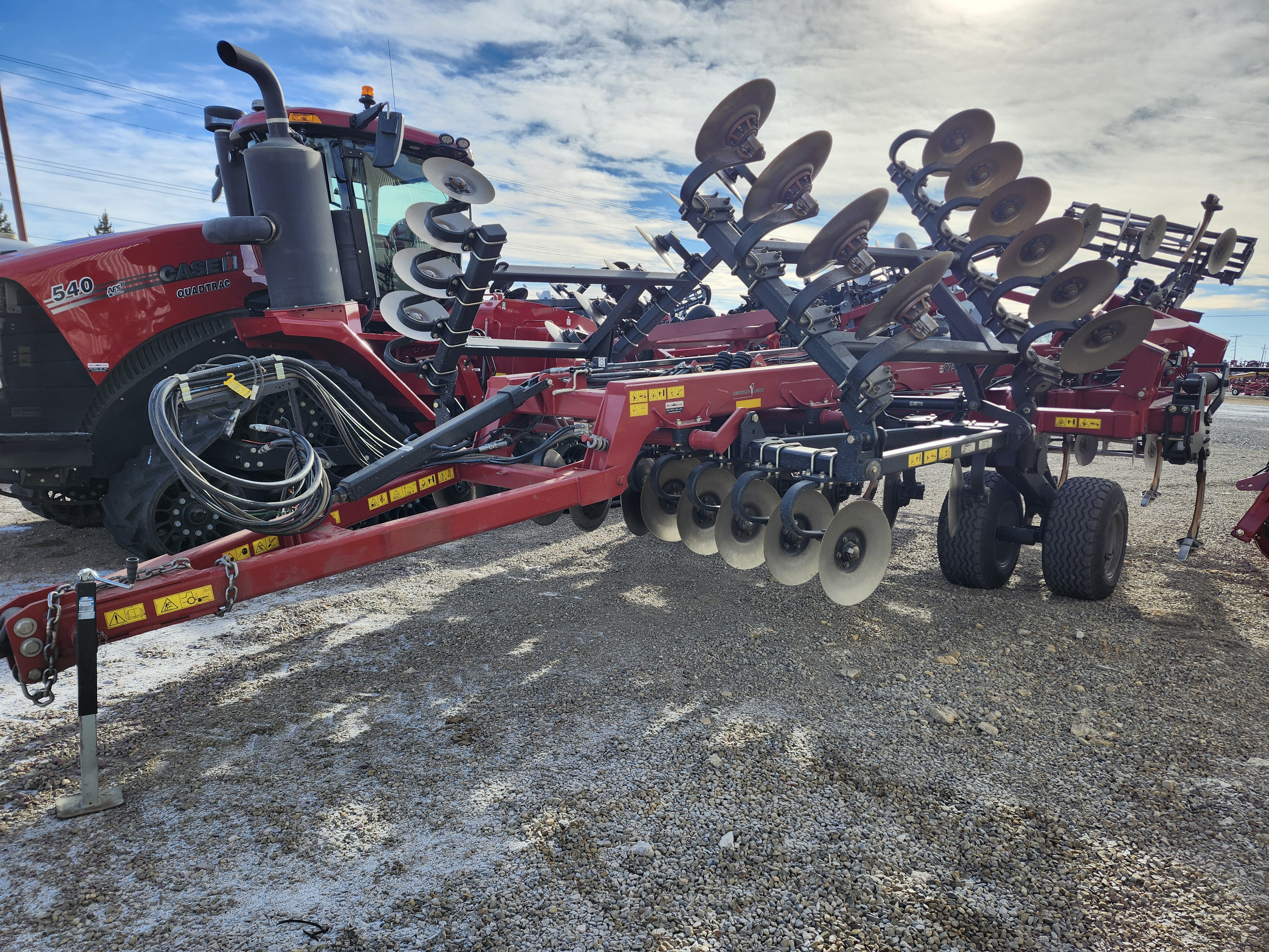 2019 Case IH ECOLO-TIGER 875:-Parabolic Shank-Spring Reset:-22 Deep Tillage