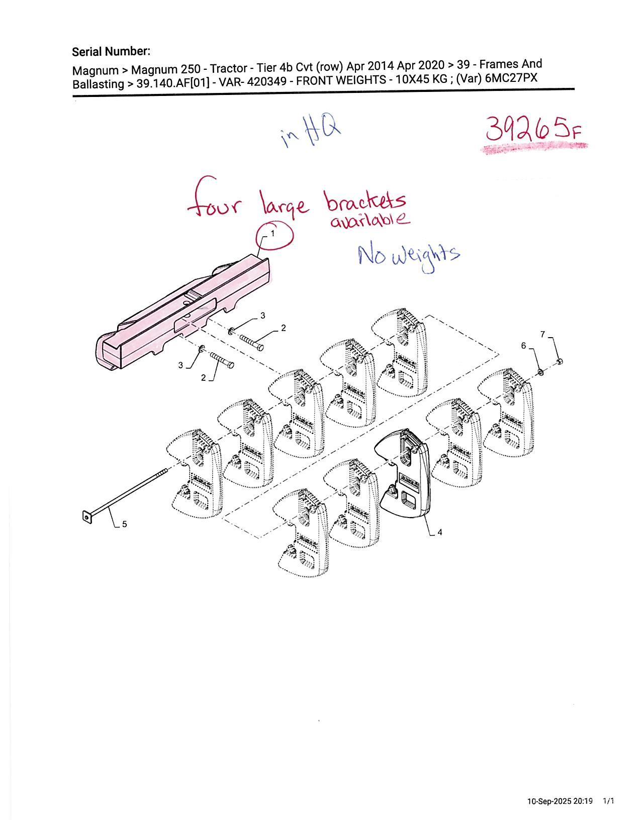 Iron number #5459485