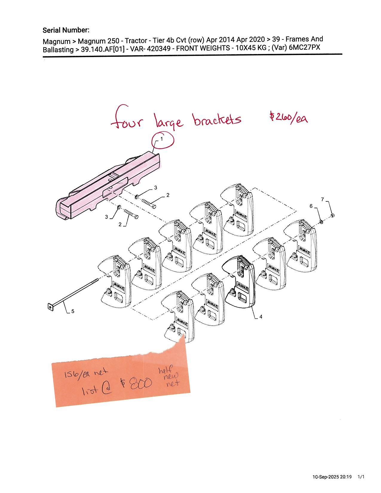 Iron number #5459485