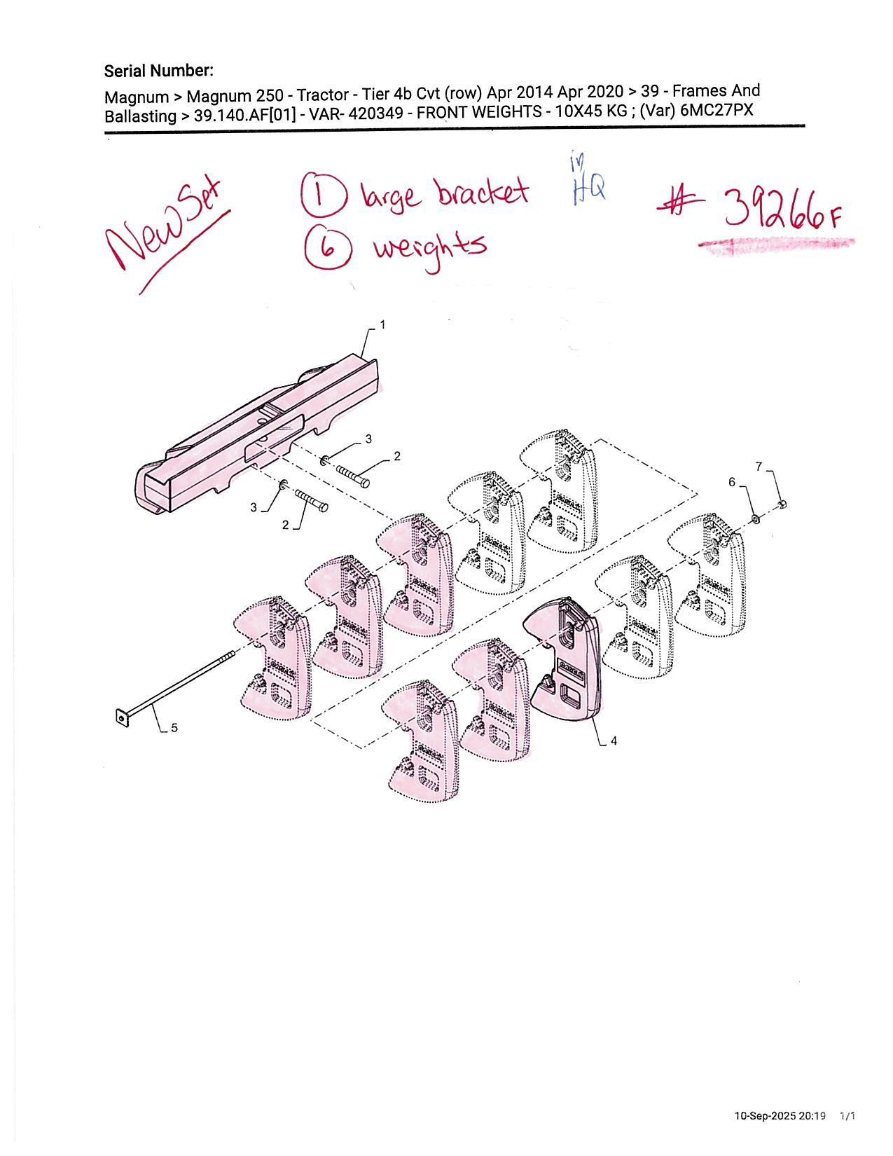 Iron number #5459486