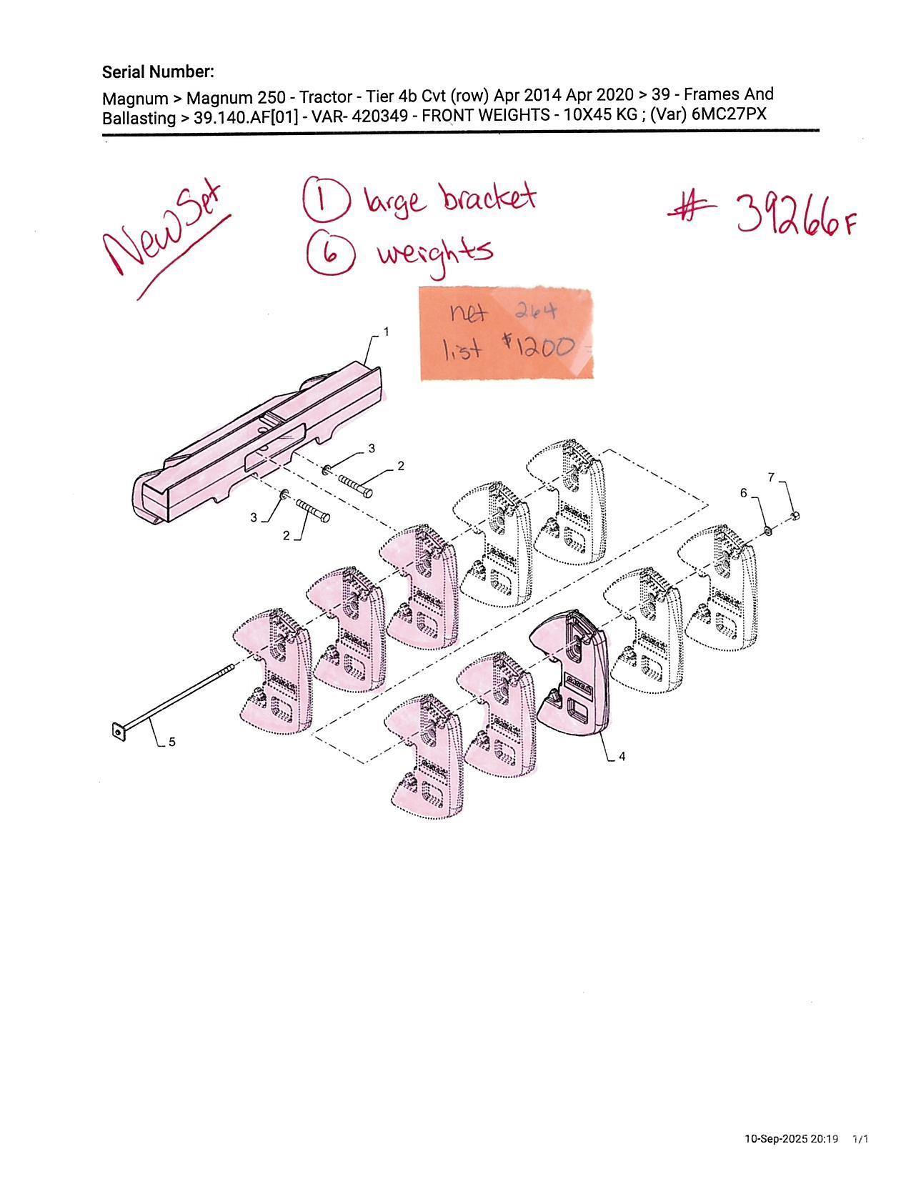 Iron number #5459486