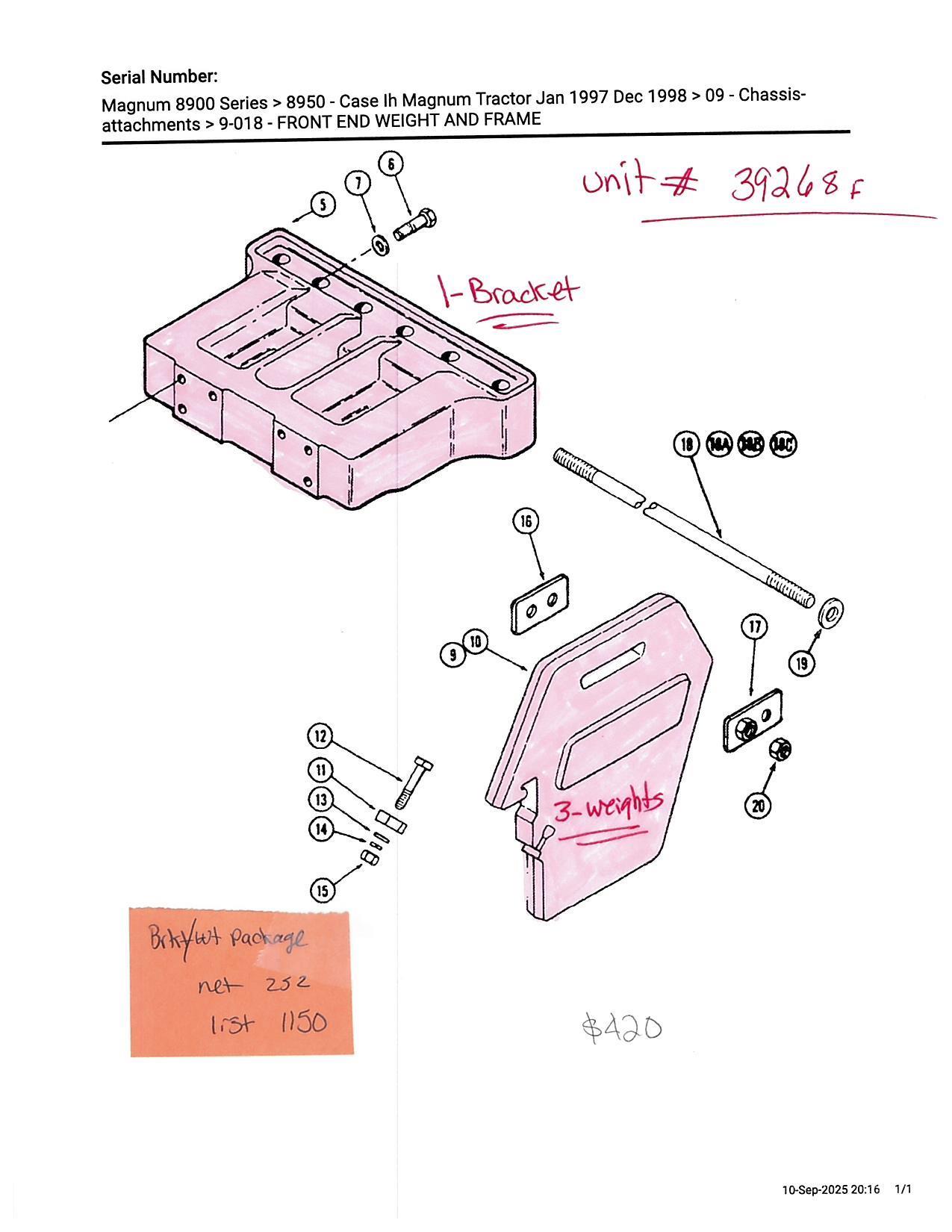 Iron number #5459488