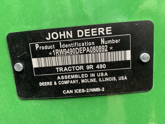 2023 John Deere 9R 490 Tractor 4WD