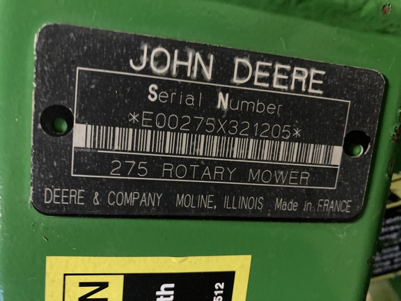 John Deere 275 Mower