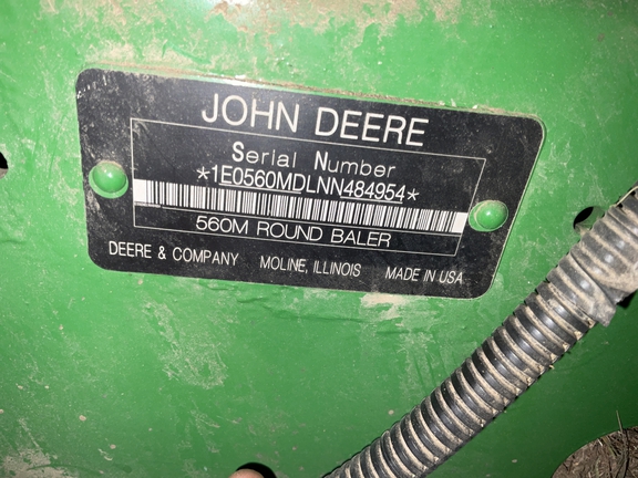 2022 John Deere 560M Baler/Round