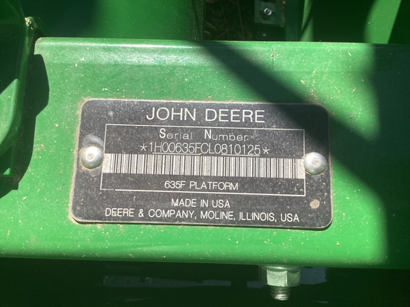 2020 John Deere 635F Header Combine