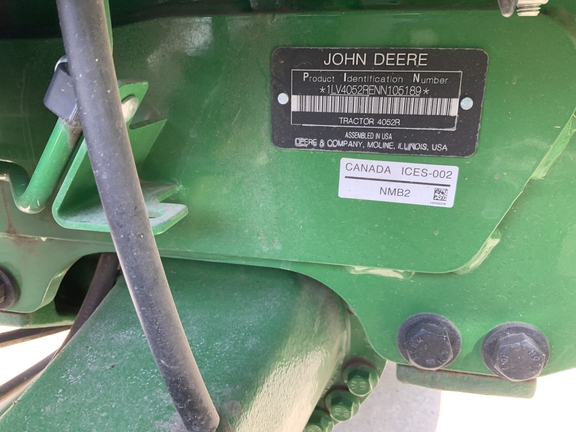 2022 John Deere 4052R Tractor Compact