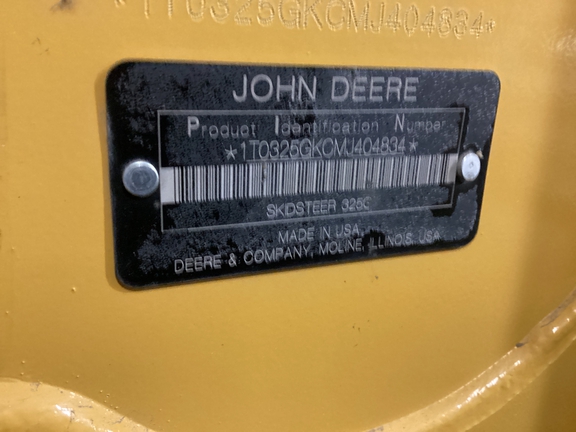 2021 John Deere 325G Compact Track Loader