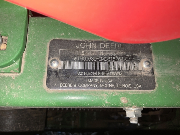 2021 John Deere 630F Header Combine