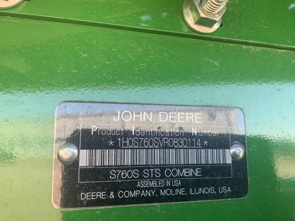 2024 John Deere S760 Combine
