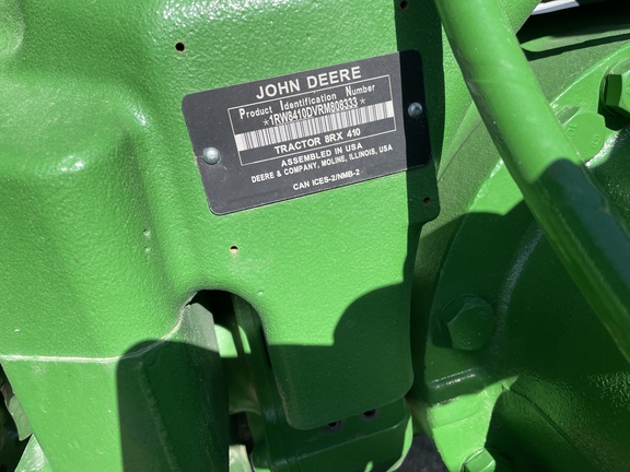2024 John Deere 8RX 410 Tractor Rubber Track