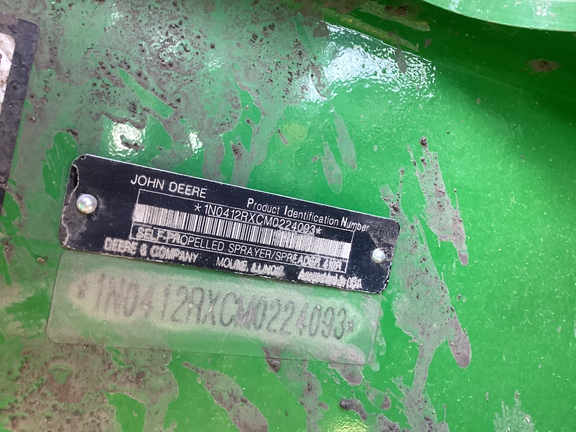 2022 John Deere 412R Sprayer/High Clearance