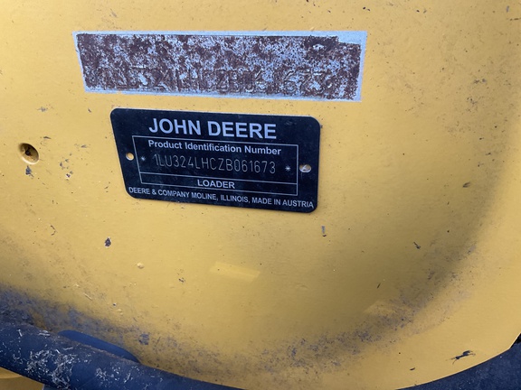 2021 John Deere 324L Compact Utility Loader
