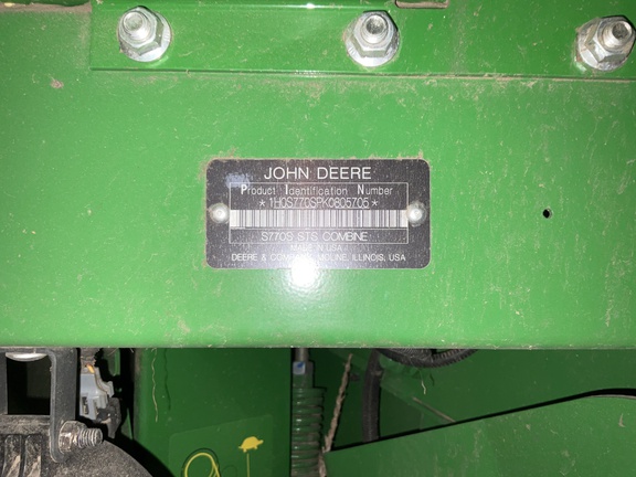 2019 John Deere S770 Combine