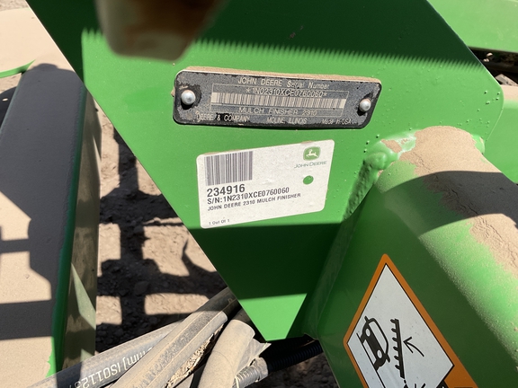 2014 John Deere 2310 Mulch Finisher