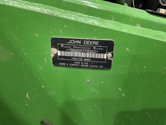 2013 John Deere 9460R Tractor 4WD