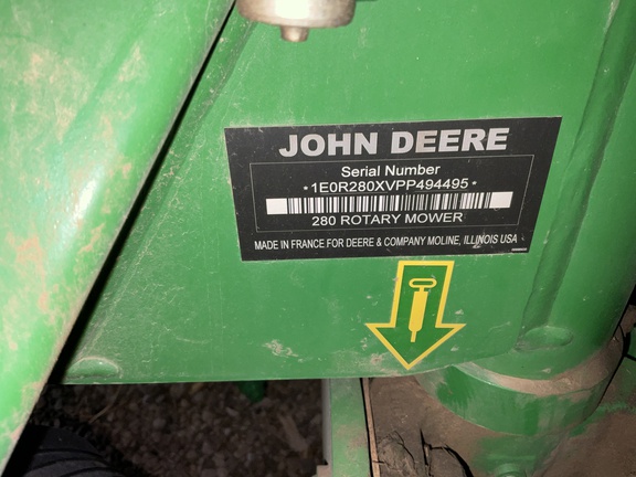 2023 John Deere R280 Mower