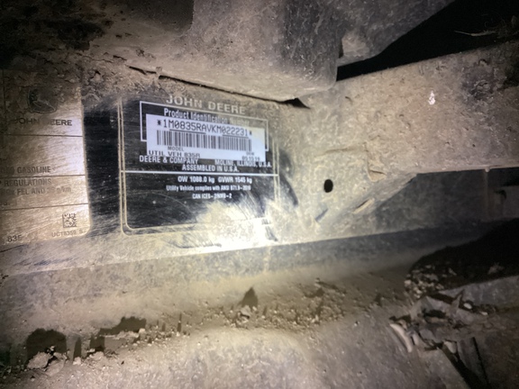 2019 John Deere XUV 835R ATV