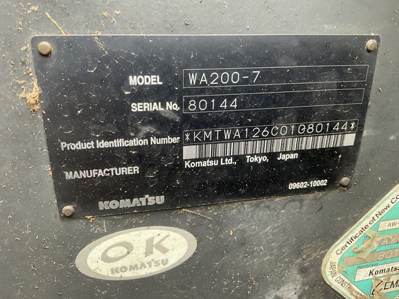 Komatsu WA200-7 Wheel Loader
