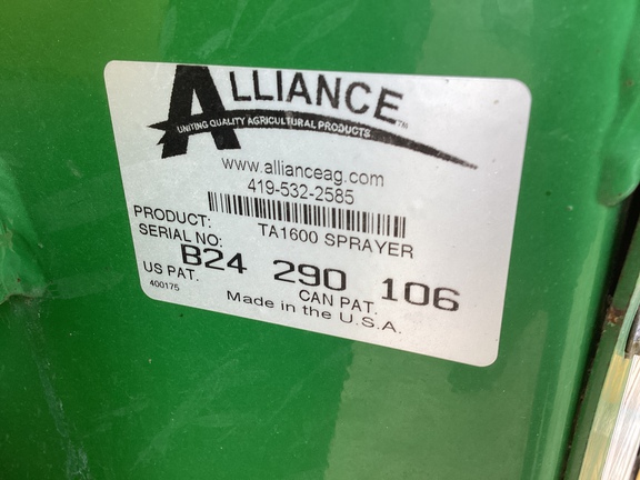 2008 Top Air TA 1600 Sprayer