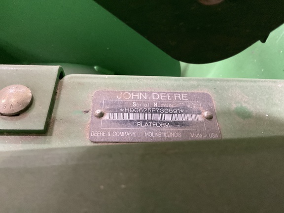 2009 John Deere 625F Header Combine