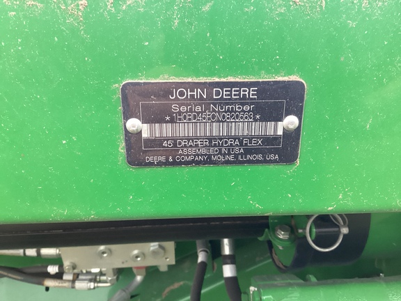 2022 John Deere RD45F Header Combine