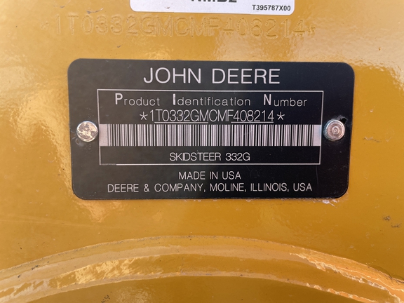 2021 John Deere 332G Skid Steer Loader