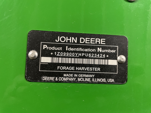 2023 John Deere 9900 Forage Harvester