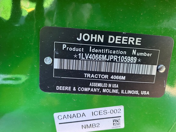 2024 John Deere 4066M Tractor Compact