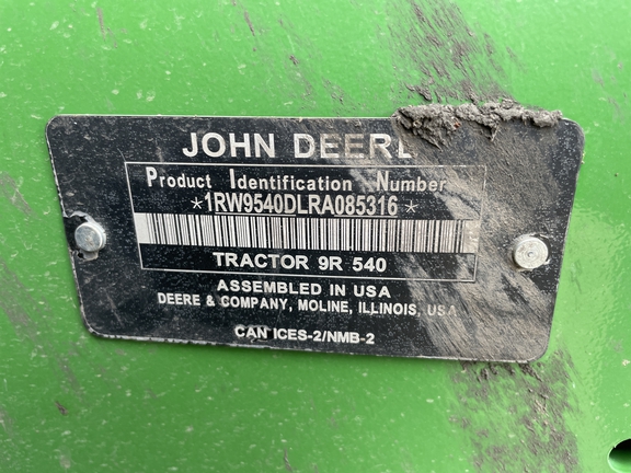 2024 John Deere 9R 540 Tractor 4WD