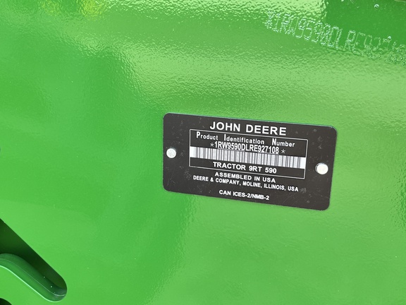 2024 John Deere 9RT 590 Tractor Rubber Track
