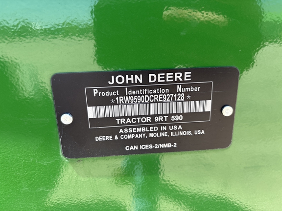 2024 John Deere 9RT 590 Tractor Rubber Track