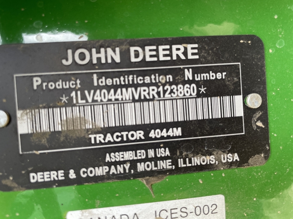 2023 John Deere 4044M Tractor Compact