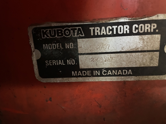 2016 Kubota GR2020 Garden Tractor