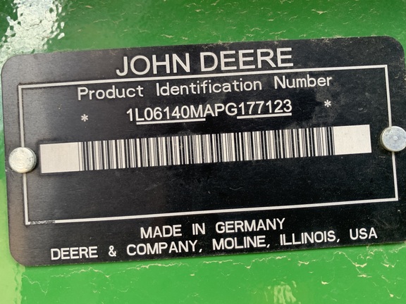 2023 John Deere 6140M Tractor