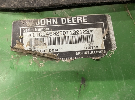 2013 John Deere 1420 Mower/Front Deck