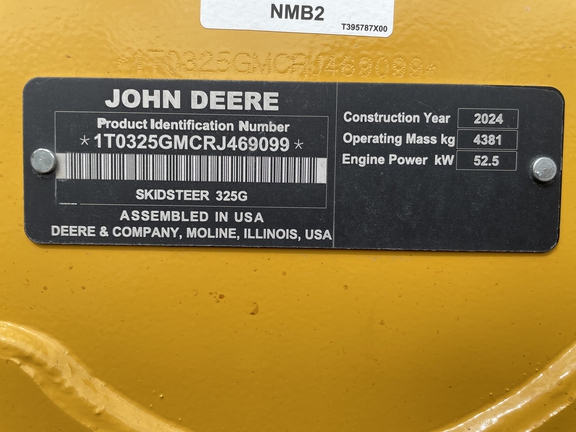 2024 John Deere 325G Compact Track Loader