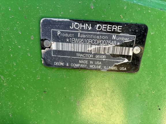 2013 John Deere 9510R Tractor 4WD