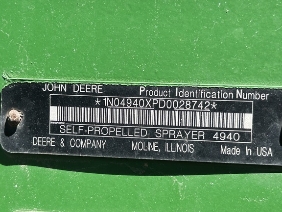2014 John Deere 4940 Sprayer/High Clearance