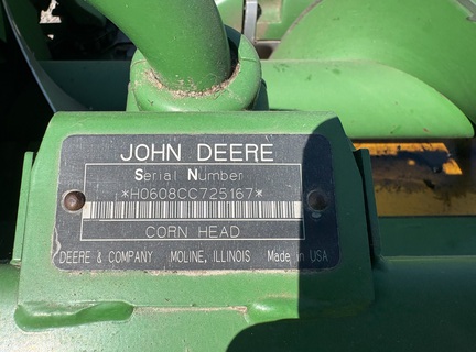 2008 John Deere 608C Header Corn Head