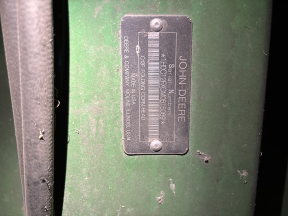 2021 John Deere C12F Header Corn Head