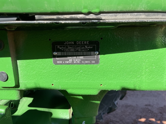 2023 John Deere 5100E Tractor