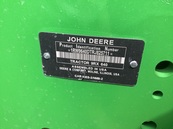 2024 John Deere 9RX 640 Tractor Rubber Track